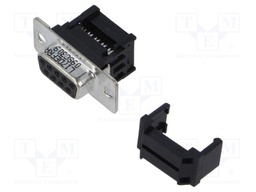 D Sub Connector, DB9, Standard, Receptacle, 17D Series, 9 Contacts, DE, IDC / IDT