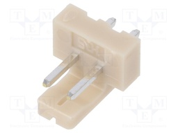 Socket; wire-board; male; DF1; 2.5mm; PIN: 2; THT; on PCBs; 250V; 3A