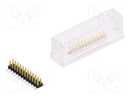 Connector: pin strips; pin header; male; PIN: 24; 2mm; SMT; 2x12