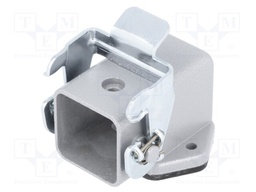 Enclosure: for HDC connectors; C146; size A3; with latch; angled