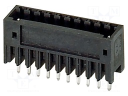 PCB headers, nominal cross section: 0.5 mm?, color: black, n