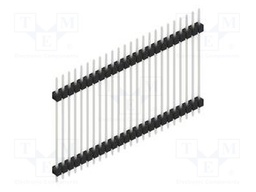 Connector: pin strips; pin header; male; PIN: 24; 2.54mm; THT; 1x24