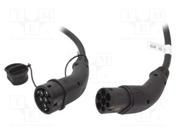 Cable; both sides,Type 2; 7.5m; three-phase; 5x6mm2+1x0,5mm2; 32A