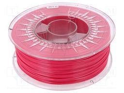 Filament: PET-G; 1.75mm; bright pink; 220÷250°C; 1kg; ±0,05mm