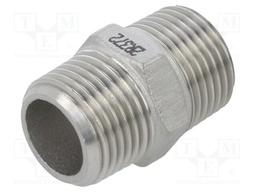 Male-male; max.10.5bar; 1.4408 stainless steel; Thread: G 3/8"