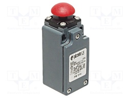 Limit switch; mushroom head plunger; NO + NC; 10A; max.500VAC