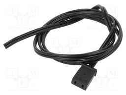 Wire: for fan supplying; Plug: straight; 1m