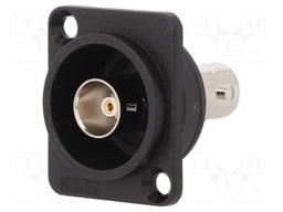 Coupler; BNC socket,both sides; 75Ω; black; Series: FT; 19x24mm