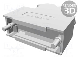 Enclosure: for D-Sub connectors; D-Sub 15pin,D-Sub HD 26pin