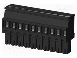 Connector: pluggable terminal block; plug; female; angled 90°