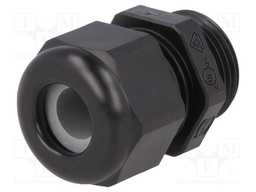 Gland; M20; IP68; 5÷9mm; Mat: thermoplastic; black