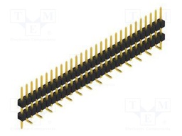 Connector: pin strips; pin header; male; PIN: 29; 2.54mm; SMT; 1x29