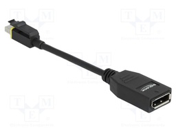 Adapter; DisplayPort socket,mini DisplayPort plug; LSZH; black