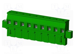 Connector: pluggable terminal block; plug; female; angled 90°