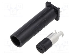 Fuse holder; THT; 6.3x32mm; -40÷85°C; 16A; Mat: thermoplastic; 5mΩ