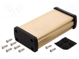Enclosure: multipurpose; X: 68.7mm; Y: 129mm; Z: 35.2mm; aluminium