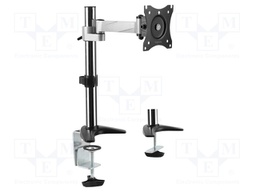 Monitor holder; 8kg; Size: 13"-27"; for one monitor; 246mm