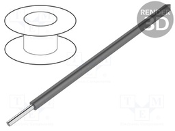 Wire; EcoGen™,EcoWire®,UL AWM 11028; solid; Cu; 14AWG; dark grey
