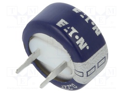Capacitor: electrolytic; supercapacitor; 220mF; 5.5VDC; ESR: 75Ω