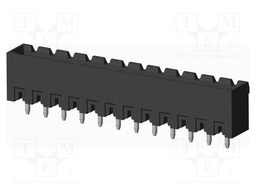 Connector: pluggable terminal block; socket; male; straight; THT