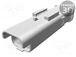 Plug; Connector: wire-wire; HP; male; PIN: 2; w/o contacts; yellow