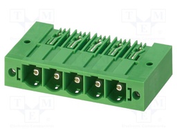 PCB headers, nominal cross section: 16 mm?, color: green, no