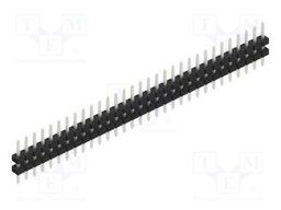 Connector: pin strips; pin header; male; PIN: 31; 2mm; THT; 1x31