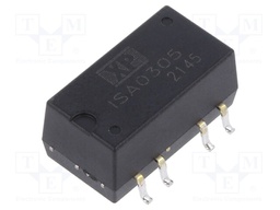 Isolated Board Mount DC/DC Converter, 1.5kV Isolation, ITE, 2 Output, 1 W, 5 V, 100 mA, -5 V