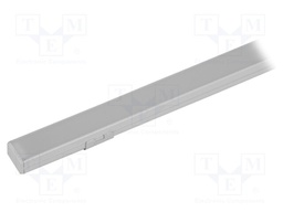 Profiles for LED modules; white; L: 1m; SILER; aluminium