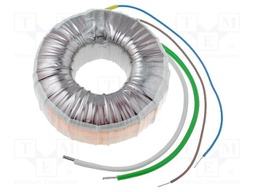 Transformer: toroidal; 80VA; 230VAC; 24V; 3.333A; 0.89kg; Ø: 80mm