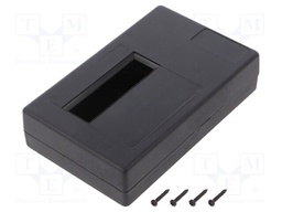Enclosure: for devices with displays; X: 118mm; Y: 74mm; Z: 29mm