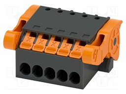 PCB connector, nominal cross section: 1.5 mm2, color: black,
