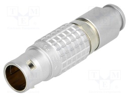 Connector: circular; Series: 2B; plug; male; soldering; for cable