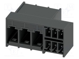 PCB hybrid header, nominal cross section: 6 mm?, color: blac