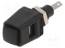 Laboratory clamp; black; 70VDC; 16A; Contacts: nickel; -25÷90°C