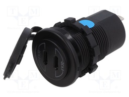 Automotive power supply; USB C socket x2; Sup.volt: 12÷24VDC