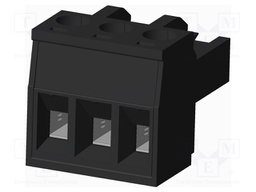 Connector: pluggable terminal block; plug; female; straight; 300V