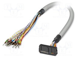 Ribbon cable with IDC connectors; Contacts ph: 2.54mm; 6m; 26AWG