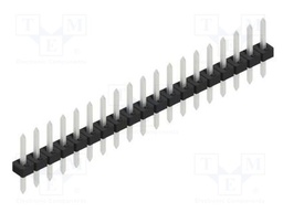 Connector: pin strips; pin header; male; PIN: 19; 2mm; THT; 1x19