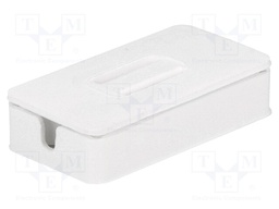 Enclosure: junction box; X: 49mm; Y: 25.5mm; Z: 11mm; ABS; white