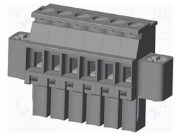 Connector: pluggable terminal block; plug; female; angled 90°