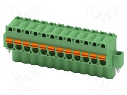 PCB connector, nominal cross section: 2.5 mm?, color: green,