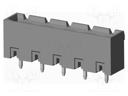 Connector: pluggable terminal block; socket; male; on PCBs