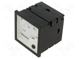 Meter; on panel; 0÷600V; Class: 1,5; IP52; 72x72mm; Series: VLM-1/72