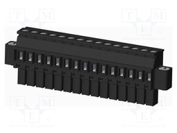 Connector: pluggable terminal block; plug; female; angled 90°