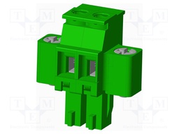 Connector: pluggable terminal block; plug; female; angled 90°