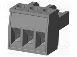 Connector: pluggable terminal block; plug; female; straight; grey