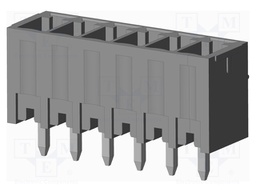 Connector: pluggable terminal block; socket; male; on PCBs