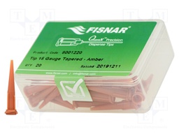 Needle: plastic; 1.25"; Size: 15; straight,conical; 1.37mm