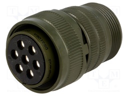Connector: circular; Series: DS/MS; plug; female; PIN: 7; for cable